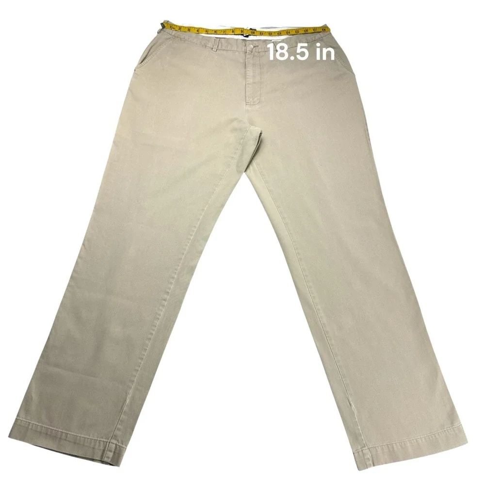 Polo Ralph‎ Lauren Men's Classic Chino Pants 100% Cotton Khaki 38/34